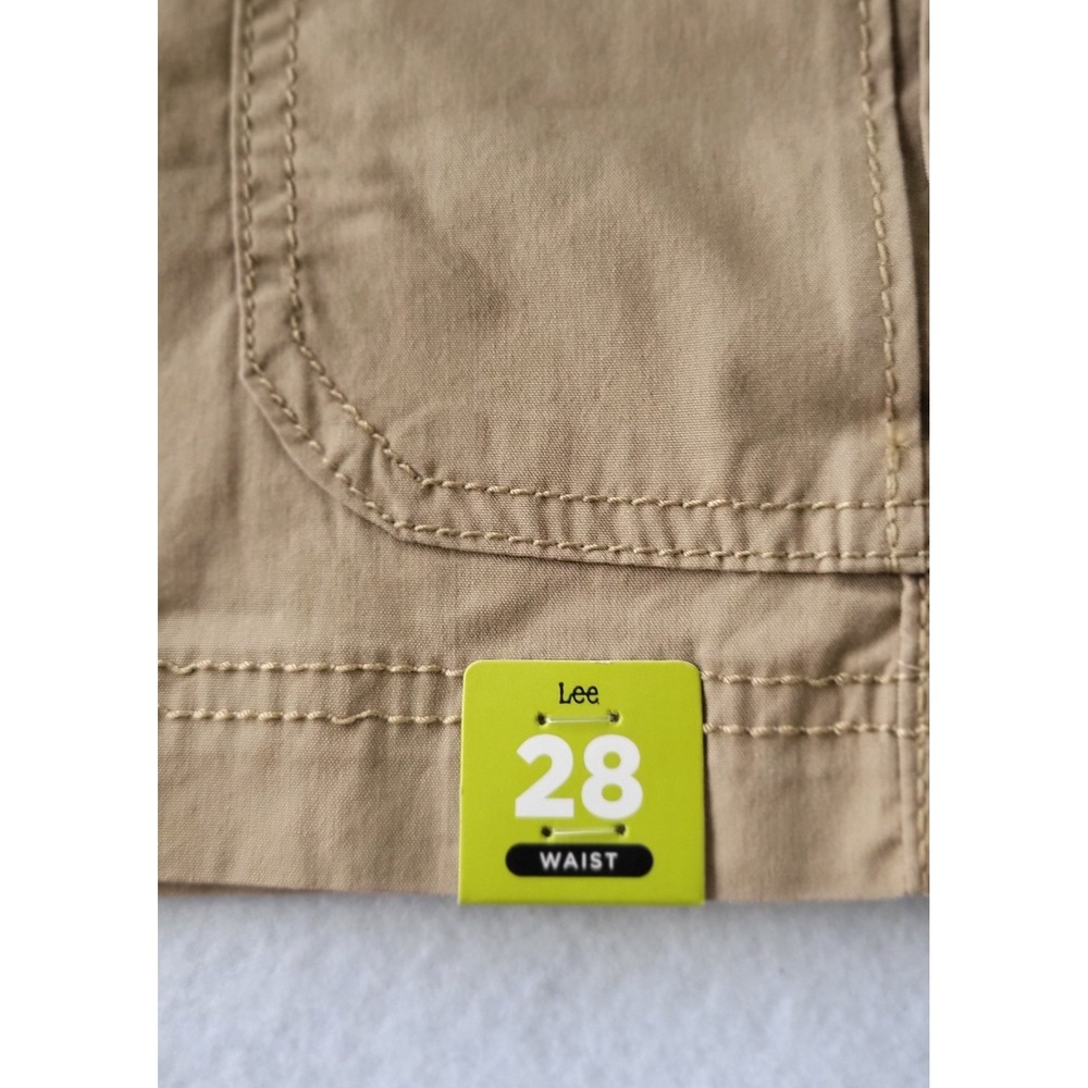 mens lee extreme cargo‎ shorts Size 28 Color Khaki - Picture 7 of 13